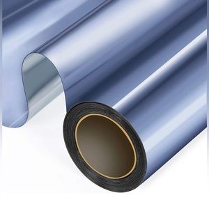 Blue Silver One Way Window Film Tint 2.95 x 6.56ft